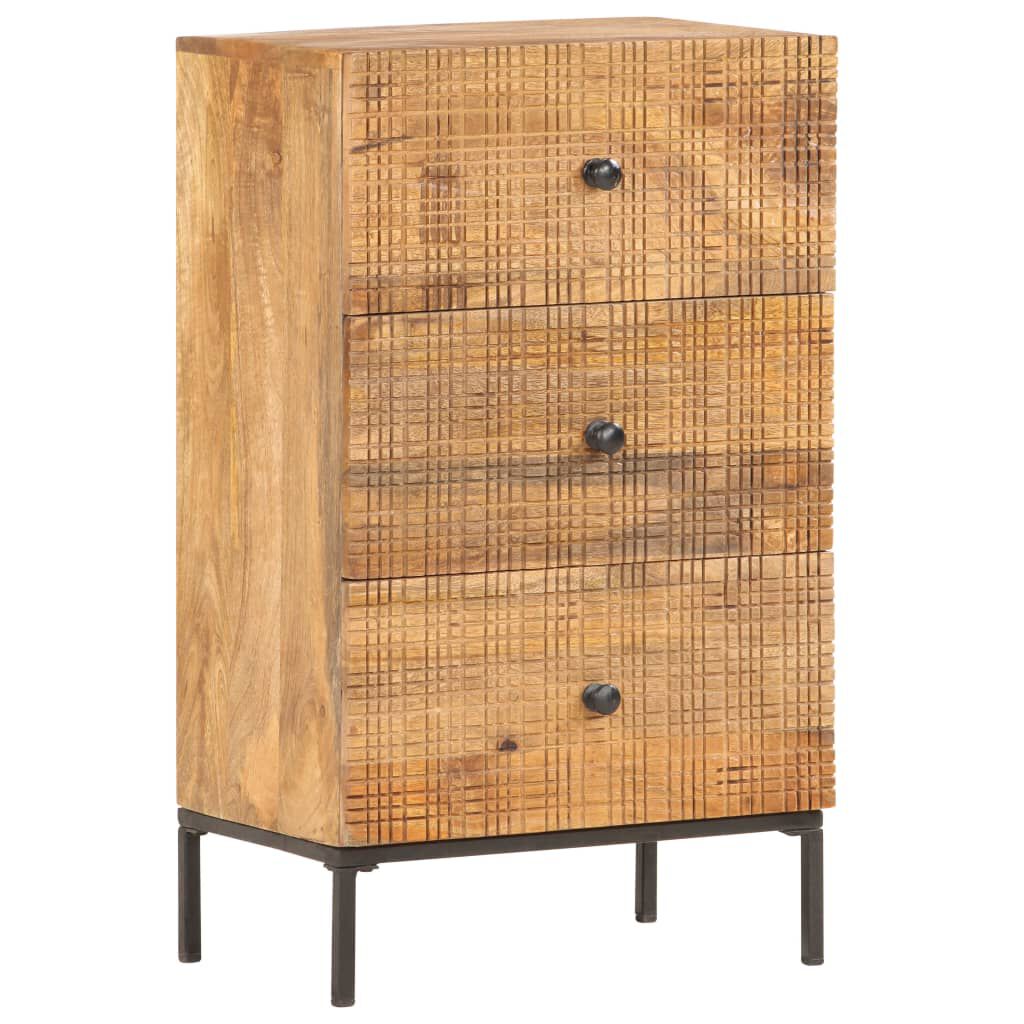 vidaXL Ντουλάπι 45 x 30 x 75 εκ. από Μασίφ Ξύλο Μάνγκο