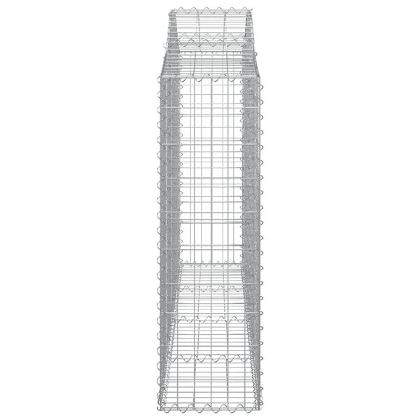 vidaXL Συρματοκιβώτια Τοξωτά 11 τεμ. 200x30x100/120 εκ. Γαλβαν. Ατσάλι