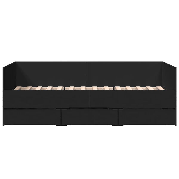 vidaXL &Kappa;&alpha;&nu;&alpha;&pi;έ&sigmaf; &Kappa;&rho;&epsilon;&beta;ά&tau;&iota; &mu;&epsilon; &Sigma;&upsilon;&rho;&tau;ά&rho;&iota;&alpha; &Chi;&omega;&rho;ί&sigmaf; &Sigma;&tau;&rho;ώ&mu;&alpha; &Mu;&alpha;ύ&rho;&omicron; 75x190 &epsilon;&kappa;.