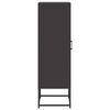 vidaXL Μπουφές Μαύρος 36x39x123 εκ. από Ατσάλι