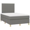 vidaXL &Kappa;&rho;&epsilon;&beta;ά&tau;&iota; Boxspring &mu;&epsilon; &Sigma;&tau;&rho;ώ&mu;&alpha; & LED &Sigma;&kappa;.&Gamma;&kappa;&rho;&iota; 120x190&epsilon;&kappa;. &Upsilon;&phi;&alpha;&sigma;&mu;ά&tau;&iota;&nu;&omicron;