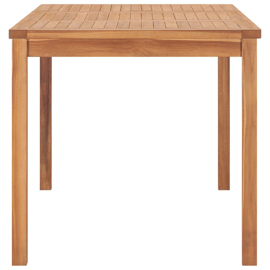 vidaXL Τραπεζαρία Κήπου 140 x 80 x 77 εκ. από Μασίφ Ξύλο Teak