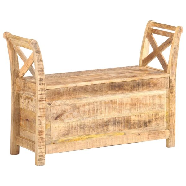 vidaXL Πάγκος Χολ 103 x 33 x 72 εκ. από Μασίφ Ξύλο Μάνγκο