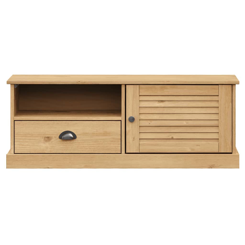 vidaXL Έπιπλο Τηλεόρασης VIGO 106 x 40 x 40 εκ. από Μασίφ Ξύλο Πεύκου