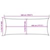 vidaXL Πανί Σκίασης Κρεμ 2 x 5 μ. από HDPE 160 γρ./μ²