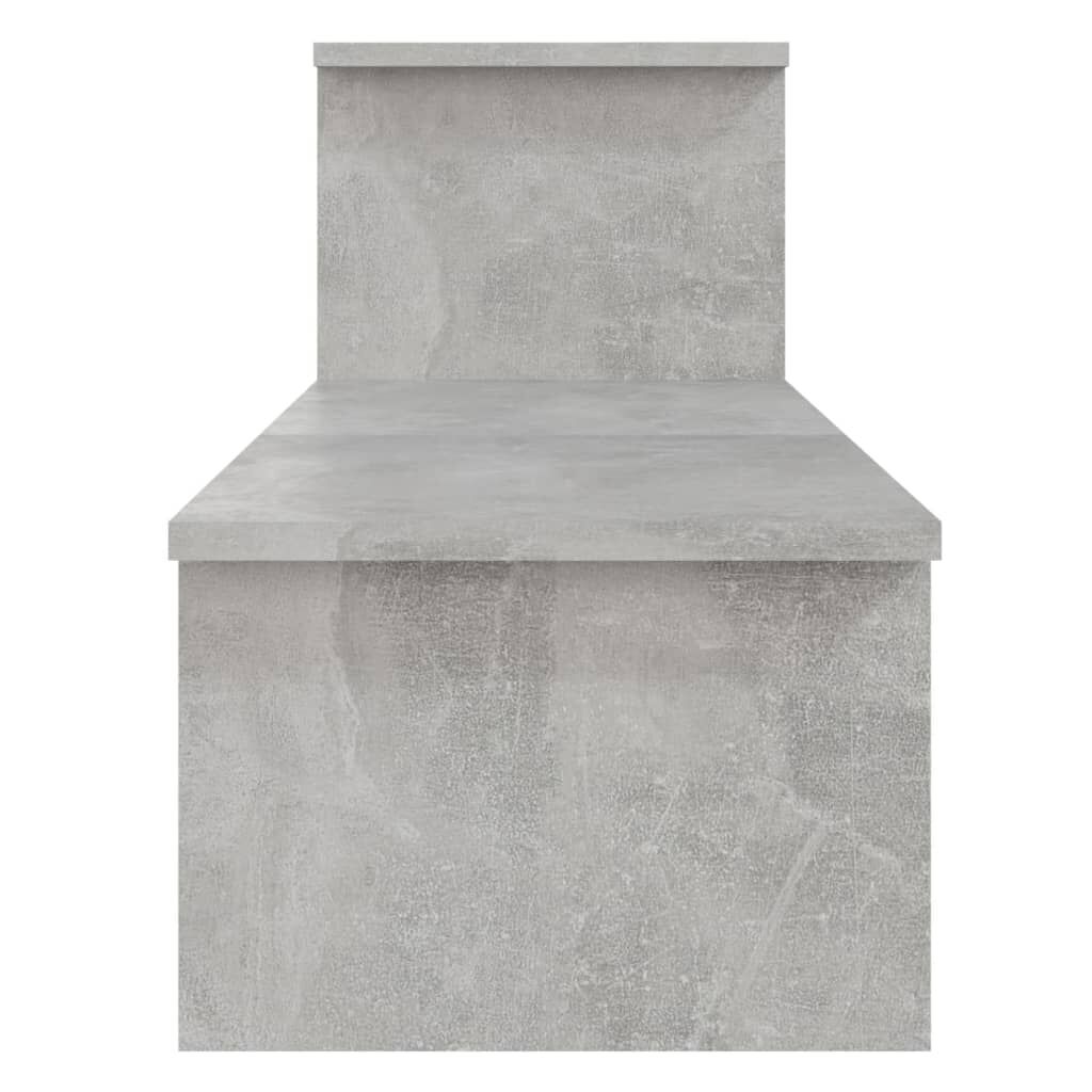 vidaXL Έπιπλο Τηλεόρασης Γκρι Σκυροδέματος 180x30x43 εκ. Μοριοσανίδα