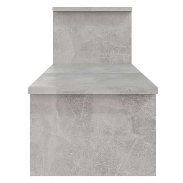 vidaXL Έπιπλο Τηλεόρασης Γκρι Σκυροδέματος 180x30x43 εκ. Μοριοσανίδα