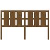 vidaXL Κεφαλάρι Κρεβατιού Μελί 185,5 x 4 x 100 εκ. Μασίφ Ξύλο Πεύκου