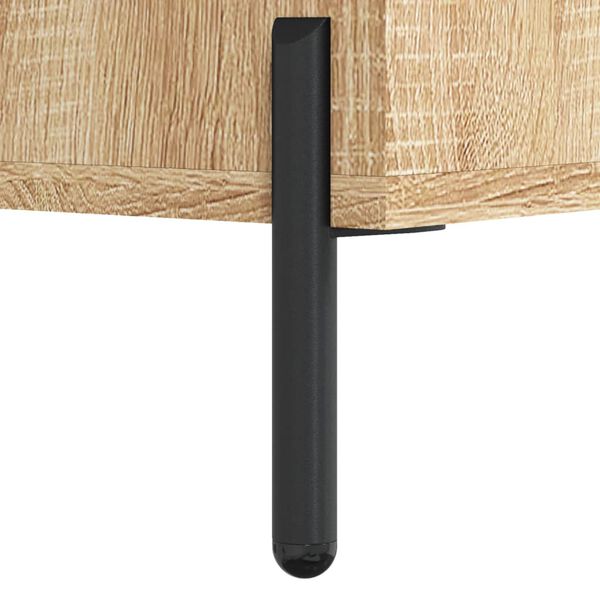 vidaXL Τραπεζάκια Σαλονιού 2 τεμ Sonoma Δρυς 50x50x40 εκ Επεξ. Ξύλο
