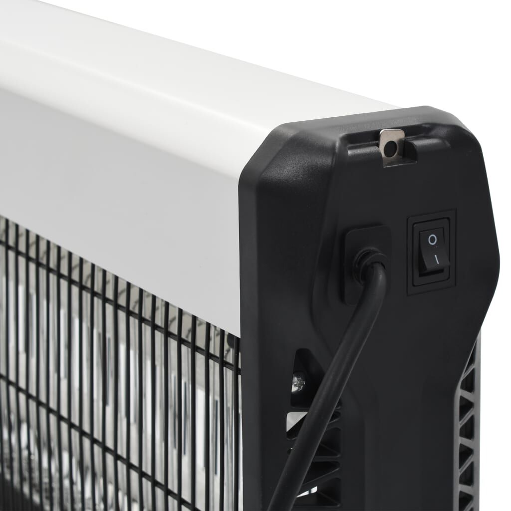 vidaXL Εντομοπαγίδα Ηλεκτρική 40 W Μαύρη από Αλουμίνιο και ABS