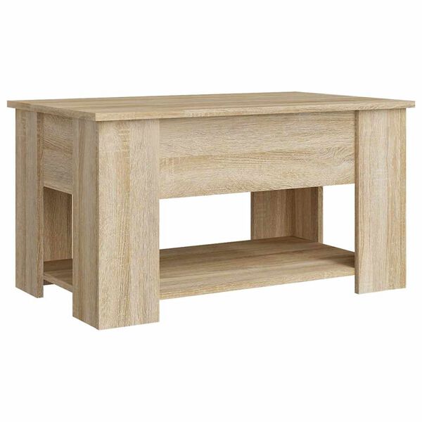 vidaXL Τραπεζάκι Σαλονιού Sonoma Δρυς 79x49x41 εκ. Επεξεργασμένο Ξύλο