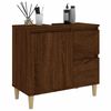 vidaXL Ντουλάπι Μπάνιου Καφέ Δρυς 65x33x60 εκ. Επεξεργασμένο Ξύλο