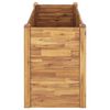 vidaXL Ζαρντινιέρα Υπερυψωμένη 160 x 60 x 84 εκ. Μασίφ Ξύλο Ακακίας