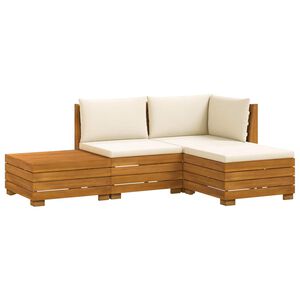 vidaXL &Sigma;&epsilon;&iota;&rho;ά &Kappa;&alpha;&nu;&alpha;&pi;έ &Epsilon;&xi;&omega;&tau;&epsilon;&rho;&iota;&kappa;&omicron;ύ 4 &Tau;&epsilon;&mu;ά&chi;&iota;&omicron; &Kappa;&alpha;&phi;έ &Sigma;&tau;&epsilon;&rho;&epsilon;ό &Xi;ύ&lambda;&omicron; &Alpha;&kappa;&alpha;&kappa;ί&alpha;&sigmaf;