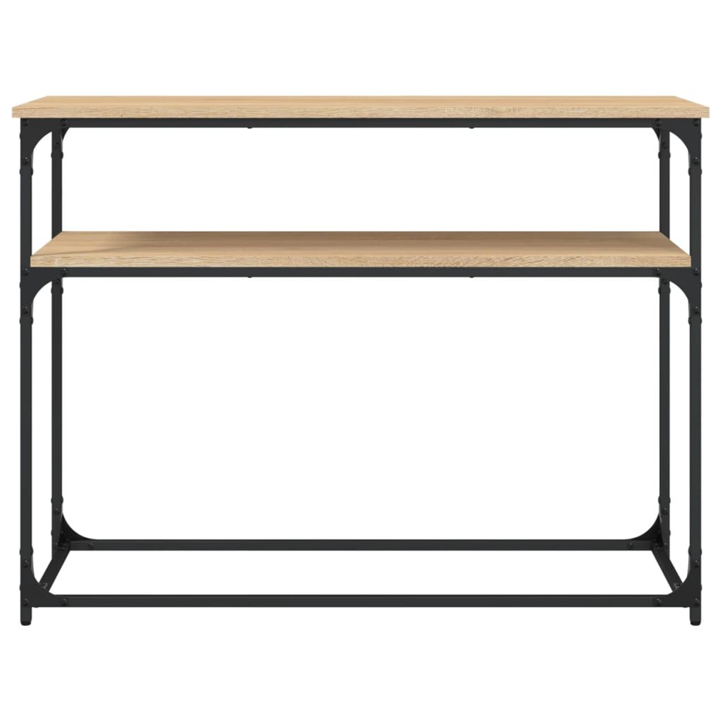 vidaXL Τραπέζι Κονσόλα Sonoma Δρυς 100x35,5x75 εκ. Επεξεργασμένο Ξύλο