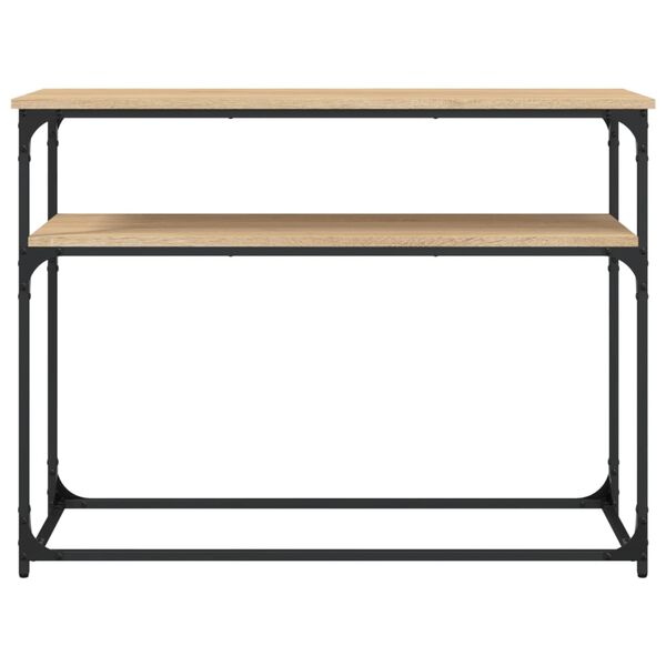 vidaXL Τραπέζι Κονσόλα Sonoma Δρυς 100x35,5x75 εκ. Επεξεργασμένο Ξύλο