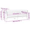 vidaXL Καναπές Τριθέσιος Chesterfield Λινό