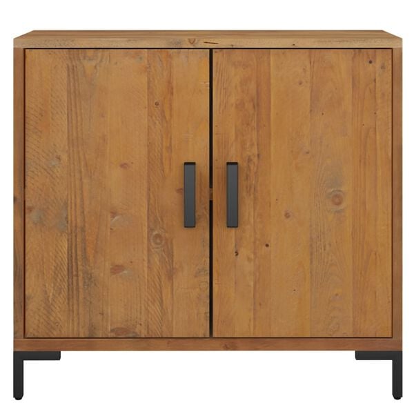 vidaXL Ντουλάπι Καφέ 75 x 35 x 70 εκ. από Μασίφ Ξύλο Πεύκου