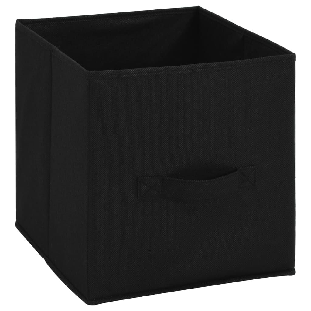 vidaXL Ντουλάπι με 4 Υφασμάτινα Καλάθια Μαύρο 63x30x71 εκ. από Ατσάλι