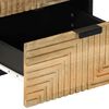 vidaXL Κομοδίνο καφέ 40x33x46 cm από μασίφ ξύλο Mango