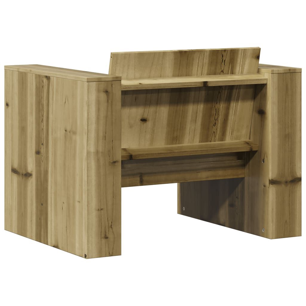 vidaXL Καναπές Κήπου 79 x 60 x 62 εκ. από Εμποτισμένο Ξύλο Πεύκου