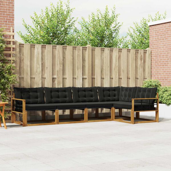 vidaXL &Sigma;&epsilon;&iota;&rho;ά &Kappa;&alpha;&nu;&alpha;&pi;έ &Epsilon;&xi;&omega;&tau;&epsilon;&rho;&iota;&kappa;&omicron;ύ &mu;&epsilon; &mu;&alpha;&xi;&iota;&lambda;ά&rho;&iota; 5 pcs &Phi;&upsilon;&sigma;&iota;&kappa;ό &kappa;&alpha;&iota; &Mu;&alpha;ύ&rho;&omicron;