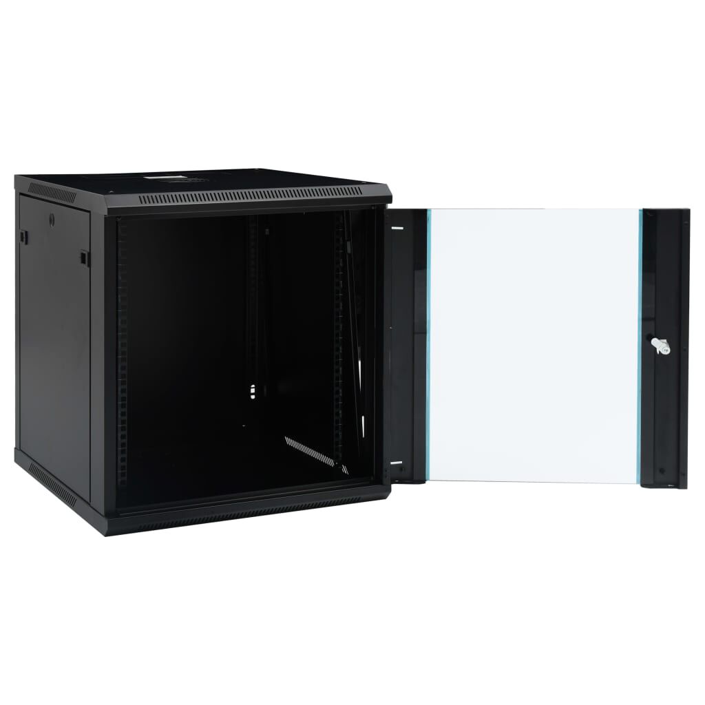 vidaXL Καμπίνα Δικτύου Επιτοίχια 12U 19'' IP20 600 x 600 x 640 χιλ.