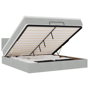 vidaXL &Omicron;&theta;&omega;&mu;&alpha;&nu;&iota;&kappa;ό &kappa;&rho;&epsilon;&beta;ά&tau;&iota; &mu;&epsilon; &sigma;&tau;&rho;ώ&mu;&alpha; & LEDs &Alpha;&nu;&omicron;&iota;&chi;&tau;ό &gamma;&kappa;&rho;&iota; &Beta;&epsilon;&lambda;&omicron;ύ&delta;&omicron;