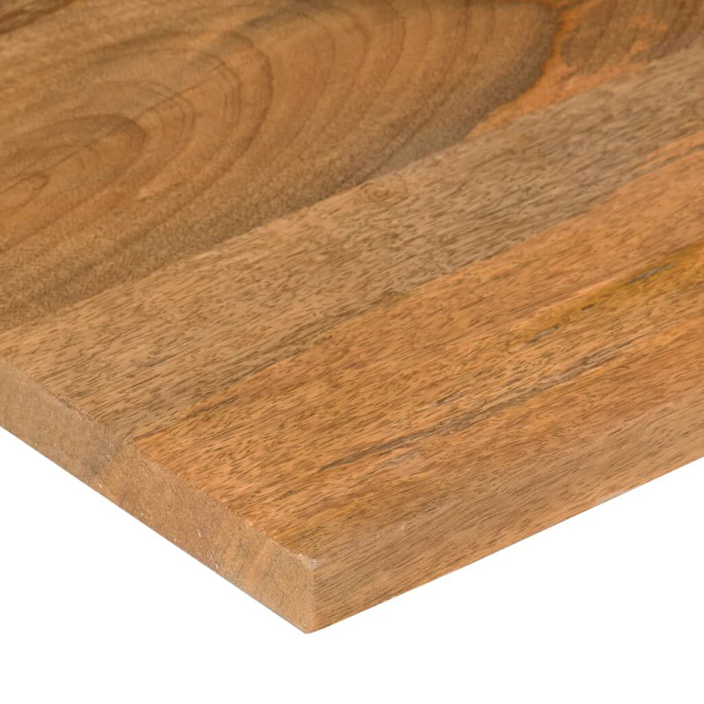 vidaXL Επιφάνεια Γραφείου Καμπύλη 110x50x2,5 εκ Μασίφ Ακατ. Μάνγκο
