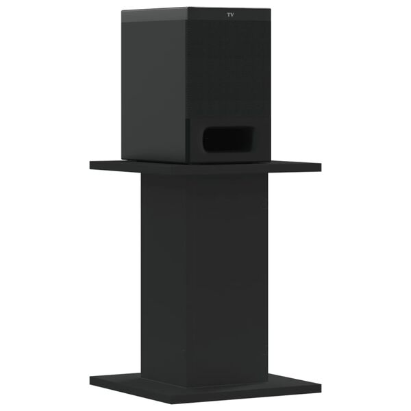 vidaXL Βάσεις Ηχείων 2 Τεμ. Μαύρες 30x30x40 εκ. Επεξ. Ξύλο