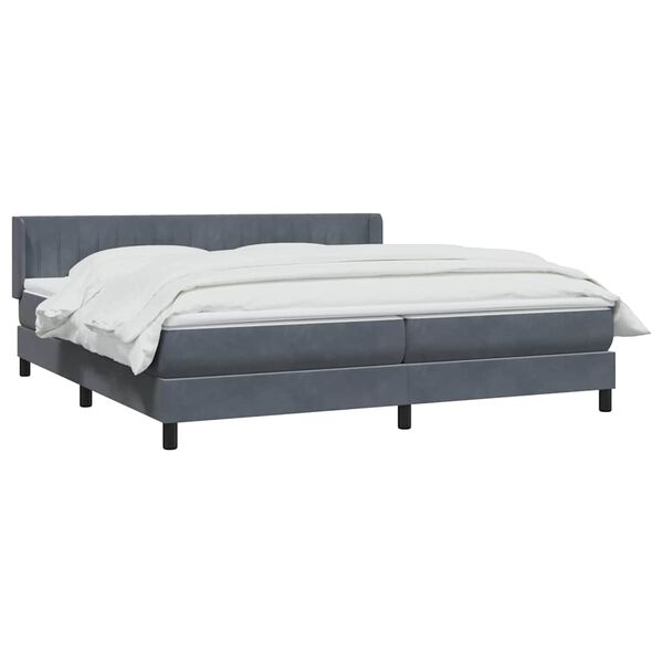 vidaXL &Kappa;&rho;&epsilon;&beta;ά&tau;&iota; Boxspring &mu;&epsilon; &Sigma;&tau;&rho;ώ&mu;&alpha; &Sigma;&kappa;&omicron;ύ&rho;&omicron; &Gamma;&kappa;&rho;&iota; 180x210 &epsilon;&kappa;. &Beta;&epsilon;&lambda;&omicron;ύ&delta;&iota;&nu;&omicron;