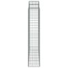 vidaXL Συρματοκιβώτια Τοξωτά 2 τεμ. 200x50x200/220 εκ. Γαλβαν. Ατσάλι