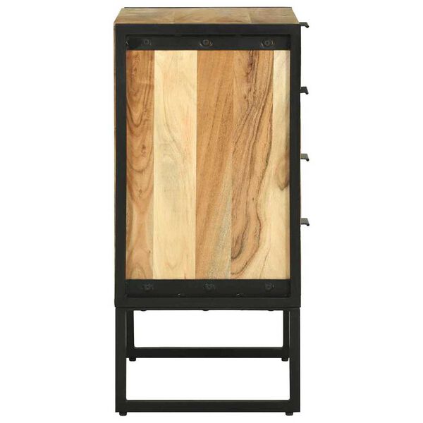 vidaXL Πλαϊνό Γραφείο Καφέ 50 x 35 x 75 εκ Μασίφ ξύλο ακακίας