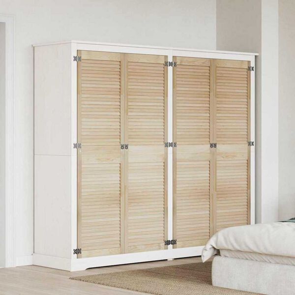 vidaXL Πόρτες Ντουλάπας με πόρτα 4 pcs Καφέ 170 x 49.5 x 2.1 εκ