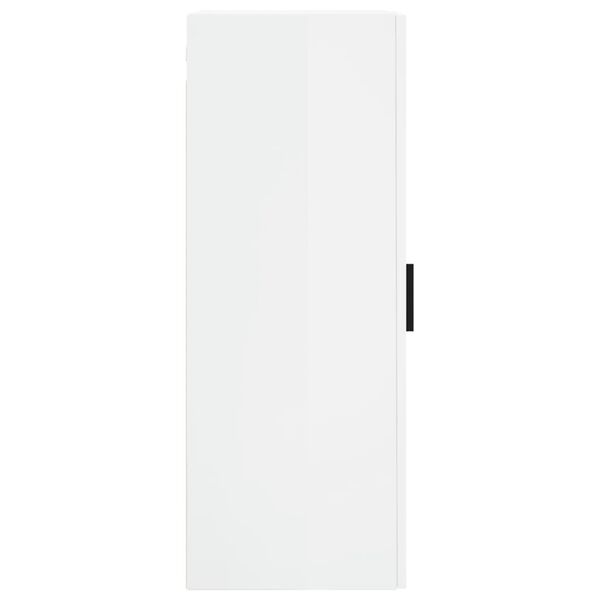 vidaXL Ντουλάπι Τοίχου Γυαλιστερό Λευκό 34,5 x 34 x 90 εκ.