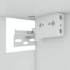 vidaXL Κρεμαστό Γυάλινο Ντουλάπι "Lyon" Καφέ Δρυς 60x31x60 εκ. από Τεχνητό Ξύλο