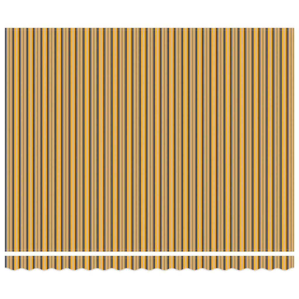 vidaXL Αναδιπλούμενη Τέντα Πολλών Χρωμάτων 400x350 cm