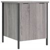 vidaXL Παγκάκι Αποθήκευσης Γκρι Sonoma 40x42,5x50εκ Επεξεργασμένο Ξύλο