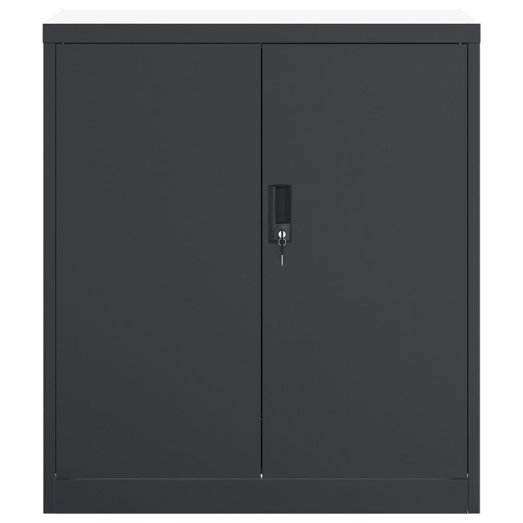 vidaXL Αρχειοθήκη Ανθρακί 79 x 40 x 90 εκ. από Ατσάλι