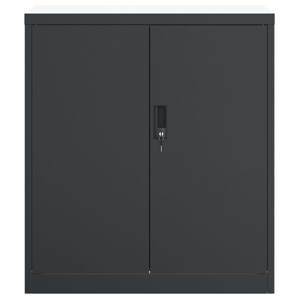 vidaXL Αρχειοθήκη Ανθρακί 79 x 40 x 90 εκ. από Ατσάλι