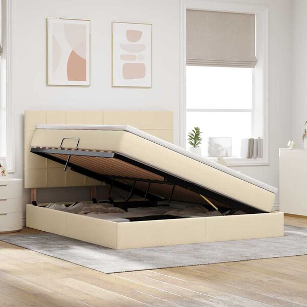 vidaXL &Kappa;&rho;&epsilon;&beta;ά&tau;&iota; &mu;&epsilon; &alpha;&pi;&omicron;&theta;&eta;&kappa;&epsilon;&upsilon;&tau;&iota;&kappa;ό &chi;ώ&rho;&omicron; &kappa;&alpha;&iota; &sigma;&tau;&rho;ώ&mu;&alpha; &Kappa;&rho;έ&mu; 180 x 200 cm