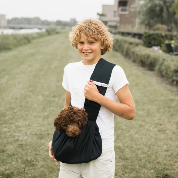 414554 4Lazylegs Pet Carrier "Pocket Basic" Polyester 15 kg Black 1258