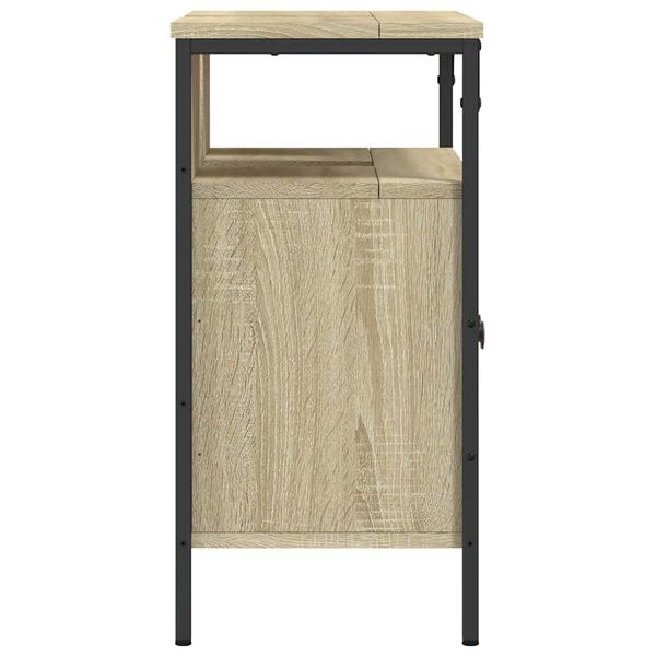 vidaXL Ντουλάπι Νιπτήρα Μπάνιου Sonoma Δρυς 60x30x60 εκ. Επεξ. Ξύλο