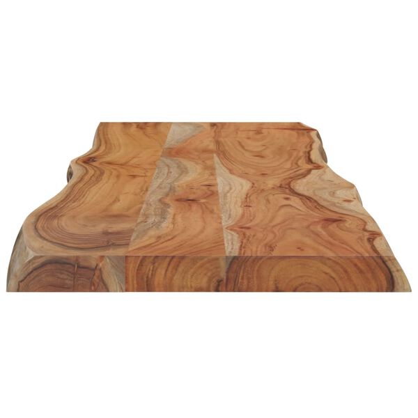 vidaXL Επιφάνεια Τραπεζιού Ορθογώνια 120x40x2,5 εκ. Μασίφ Ξύλο Ακακίας