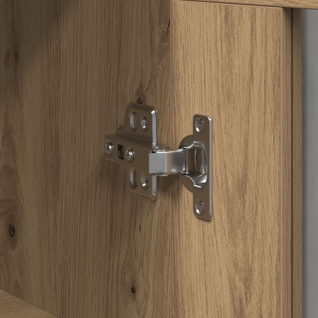 vidaXL Τοίχου Cabinets 2 τεμ Καρυδιά 69,5x34x90 εκ Κατασκευασμένο Ξύλο