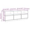 vidaXL Έπιπλο Τηλεόρασης Καφέ Κεριού 140x37x50 εκ. Μασίφ Ξύλο Πεύκου