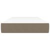 vidaXL Στρώμα με Pocket Springs Taupe 90x190x20 εκ. Υφασμάτινο