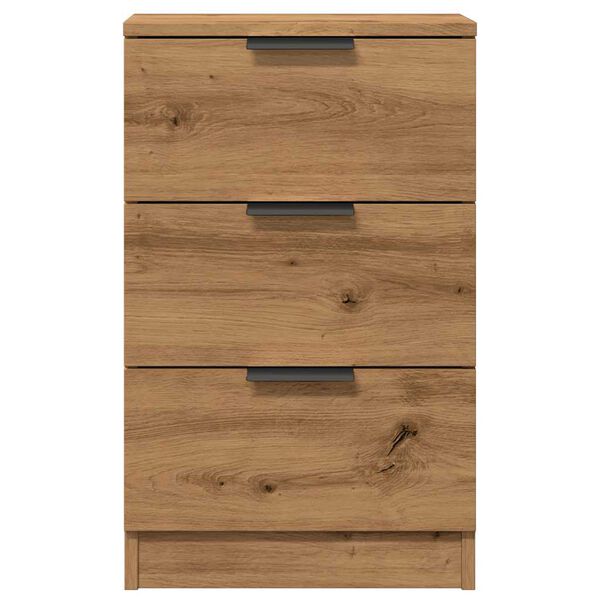 vidaXL Κομοδίνο Αρτισιανή Δρυς 40x36x65 εκ. από Επεξεργασμένο Ξύλο