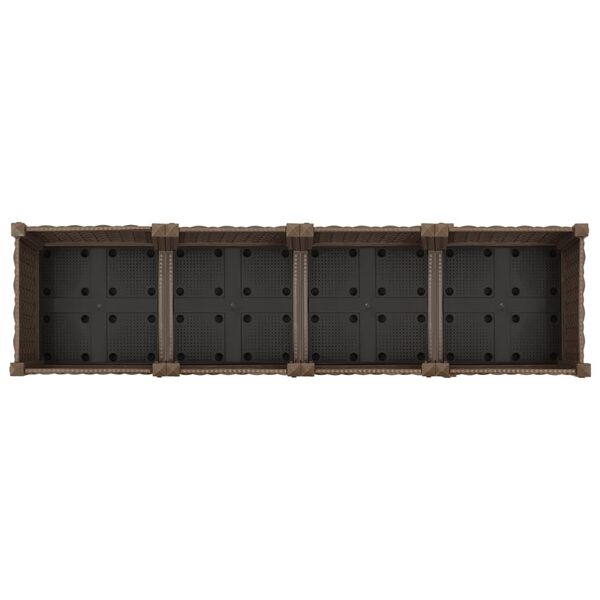 vidaXL Ζαρντινιέρα 160 x 40 x 23 εκ. από Πολυπροπυλένιο