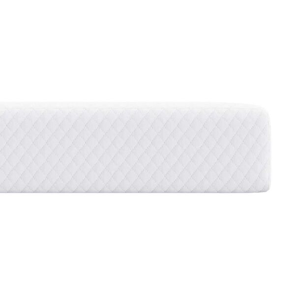 vidaXL Στρώματα Λευκό 70 x 200 cm 100% ύφασμα πολυεστέρα με τζακάρ